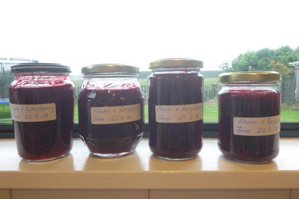 4 large jars of jam for about $8